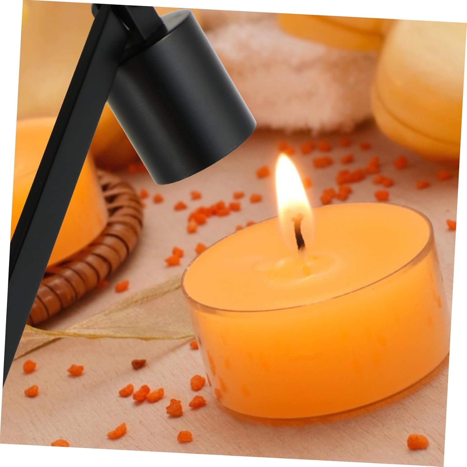 PRETYZOOM Stainless Steel Candle Snuffer Tool with Long Handle