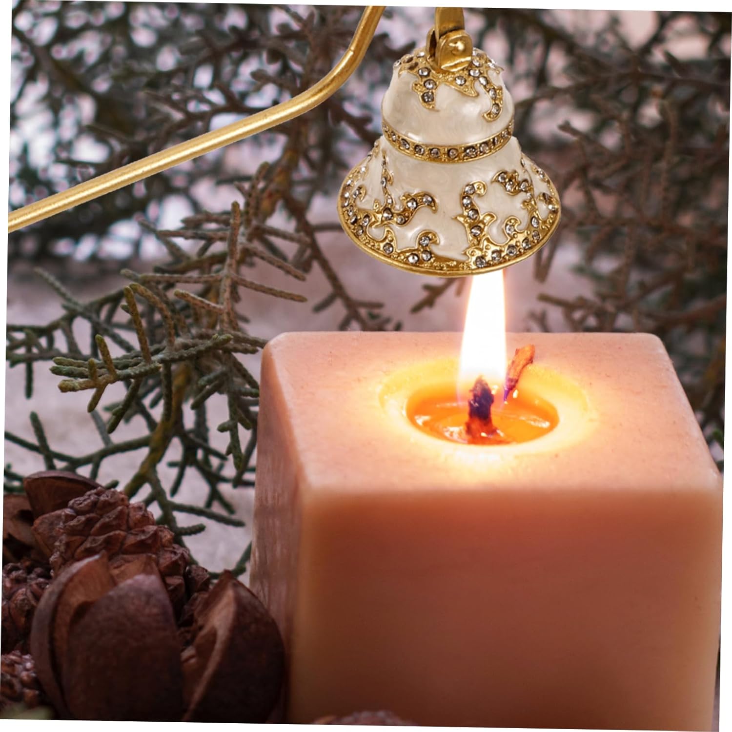 Vintage Style Candle Snuffer with Long Handle