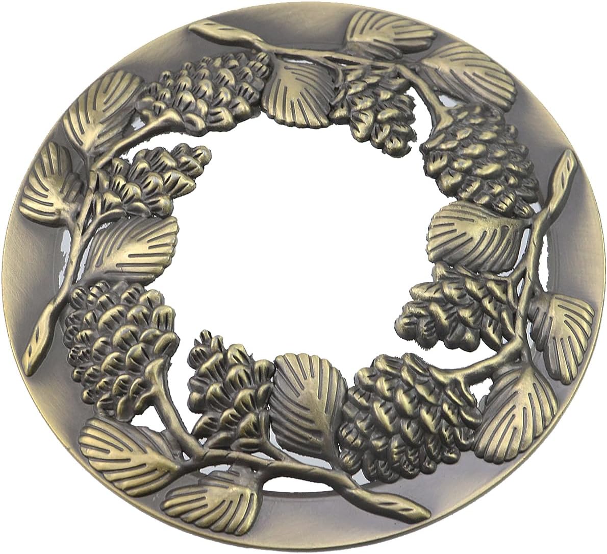 2 Pcs Bronze Pinecone Scented Candle Covers