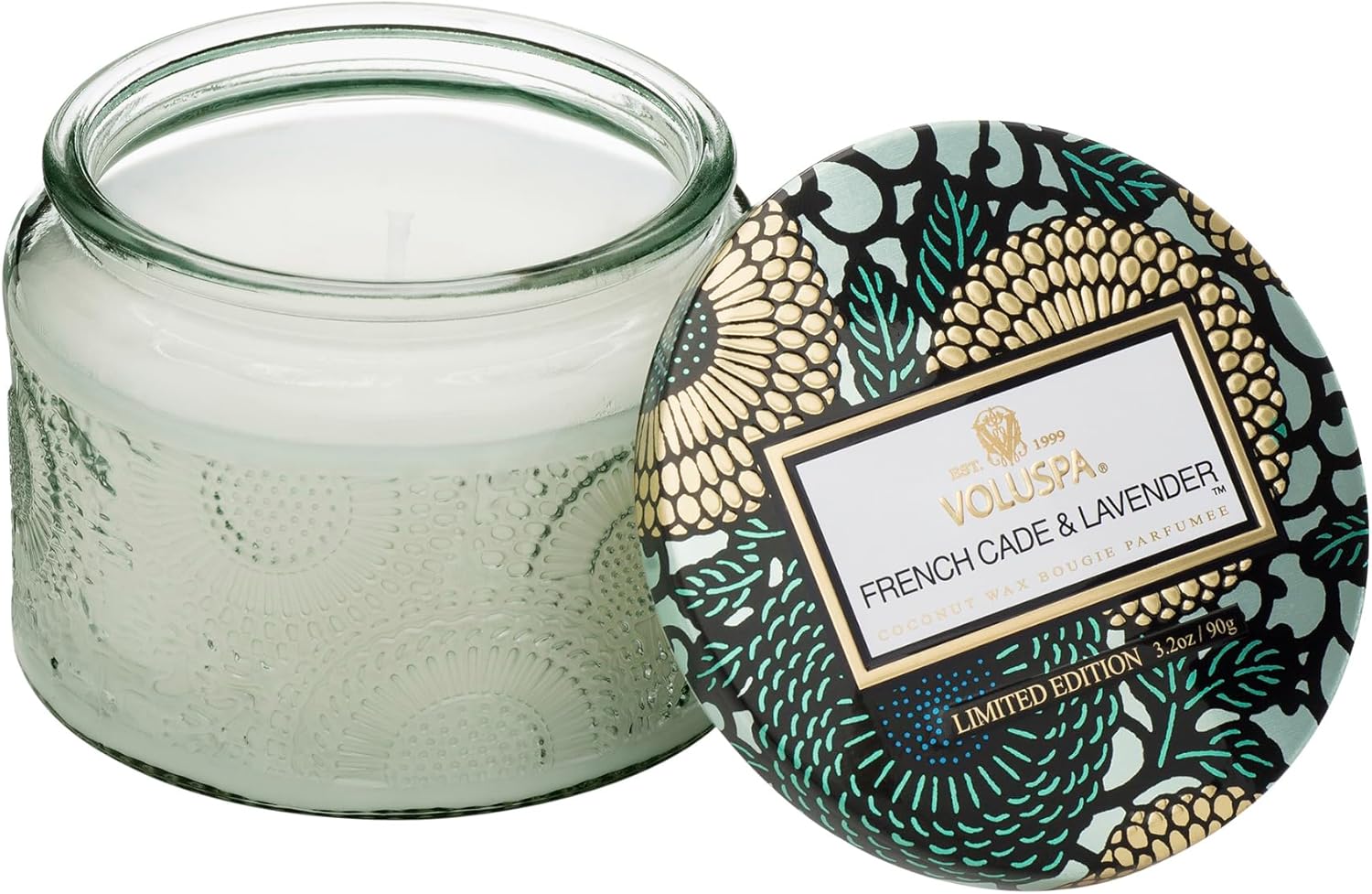 Voluspa French Cade Lavender Jar Candle 32oz 25 Hour Burn
