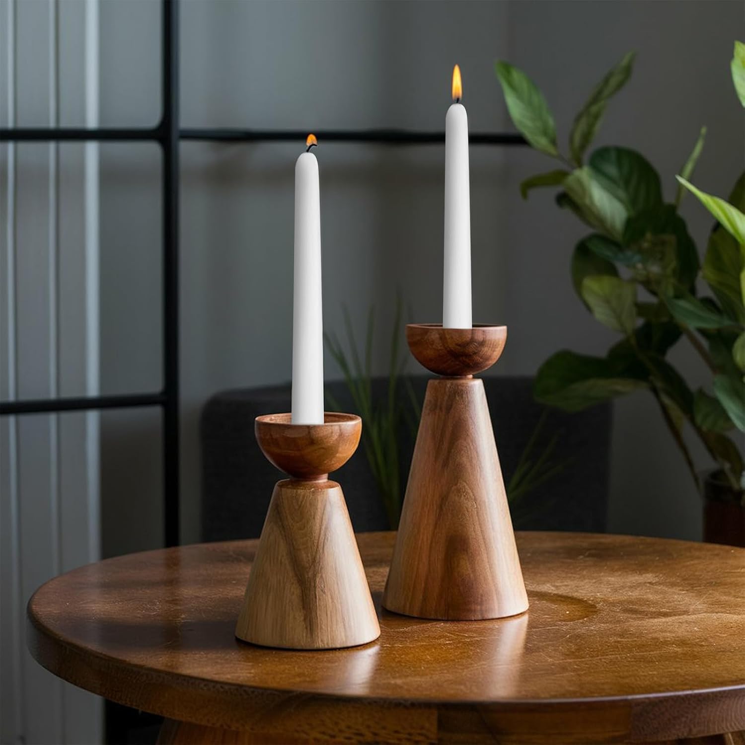 8 Pack 10 Inch Smoke Free Cone Candles