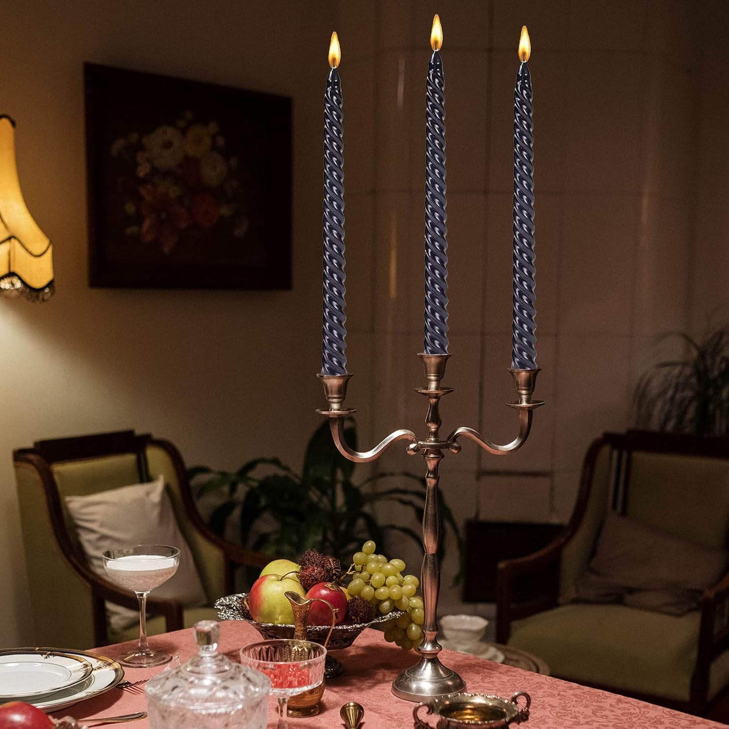 Wrcevtor 10 inch Taper Candles Set of 4
