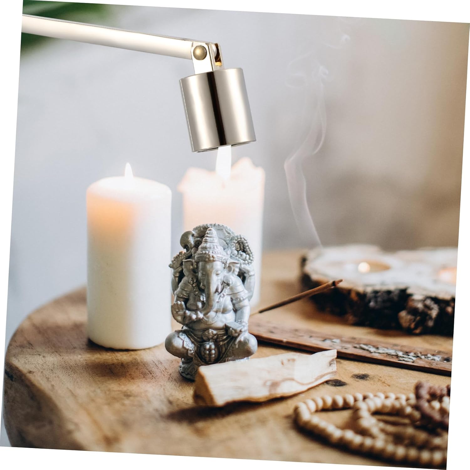 IMIKEYA 4pcs Candle Snuffers Ergonomic Handles