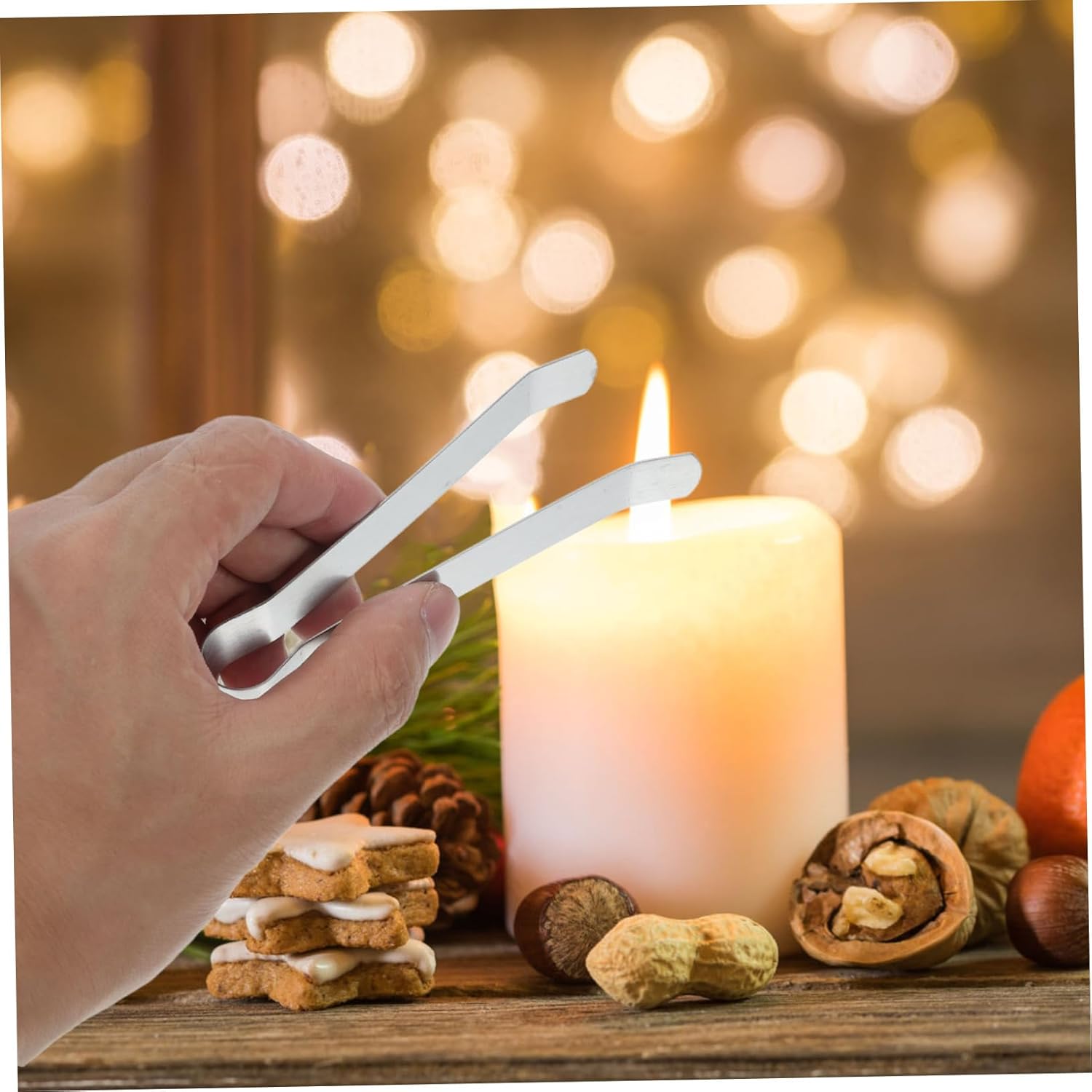 5pcs Stainless Steel Candle Extinguisher Clips