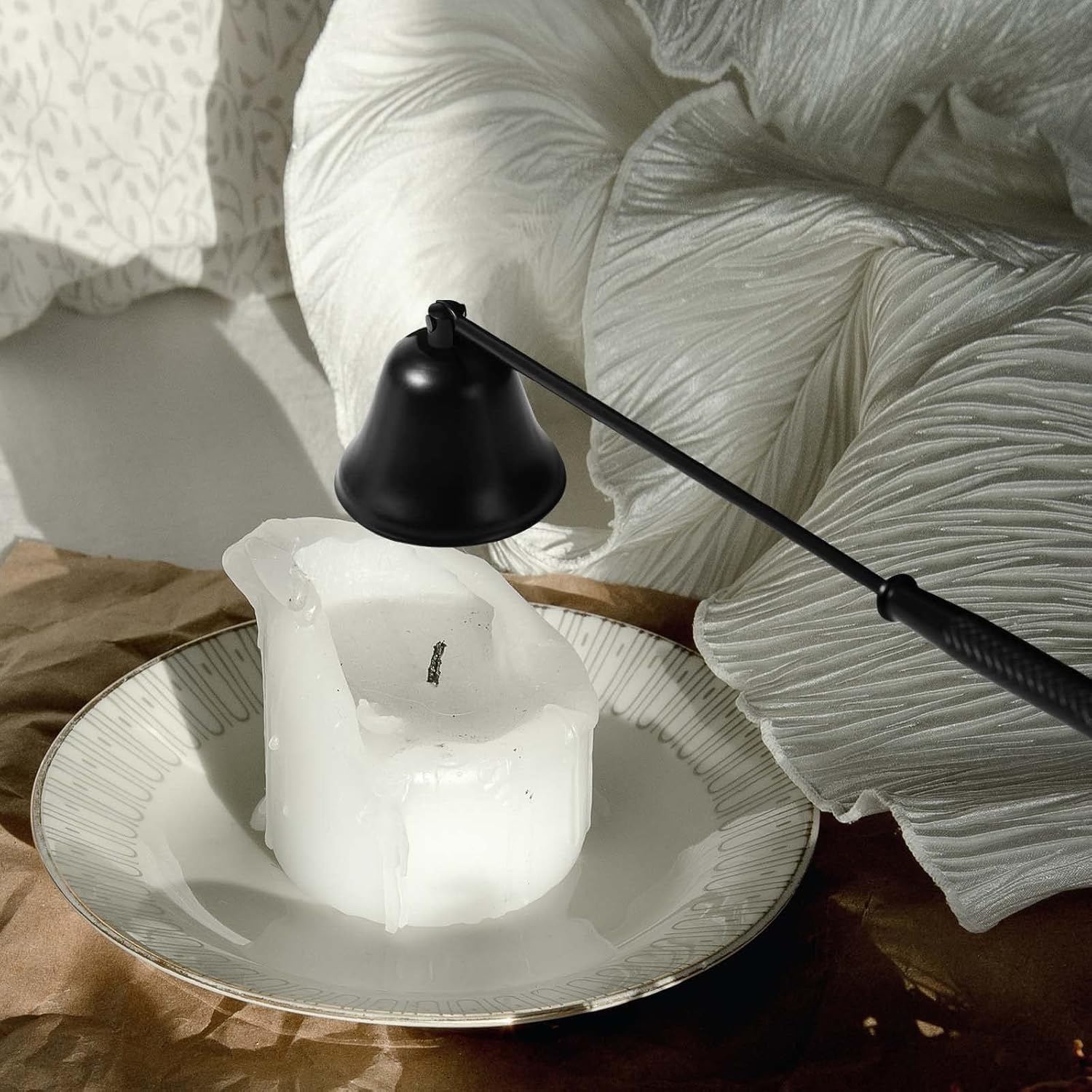 3 Pack Candle Wick Trimmer Set with Snuffer and Dipper