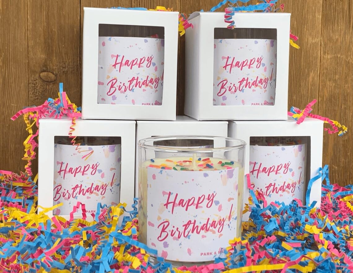 Park Madison Birthday Sprinkle Soy Candle - Vanilla Buttercream Scent