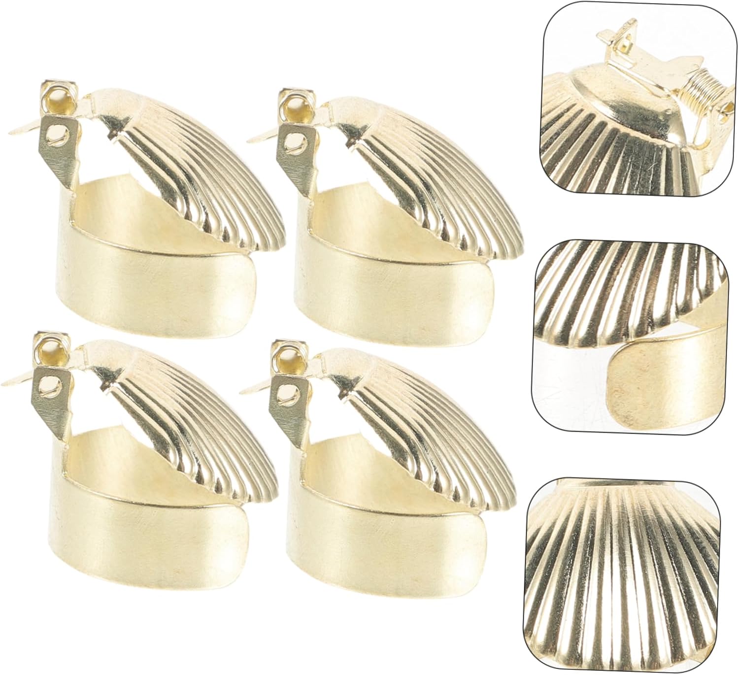 Cabilock 4pcs Automatic Candle Snuffer Caps for Safe and Elegant Use