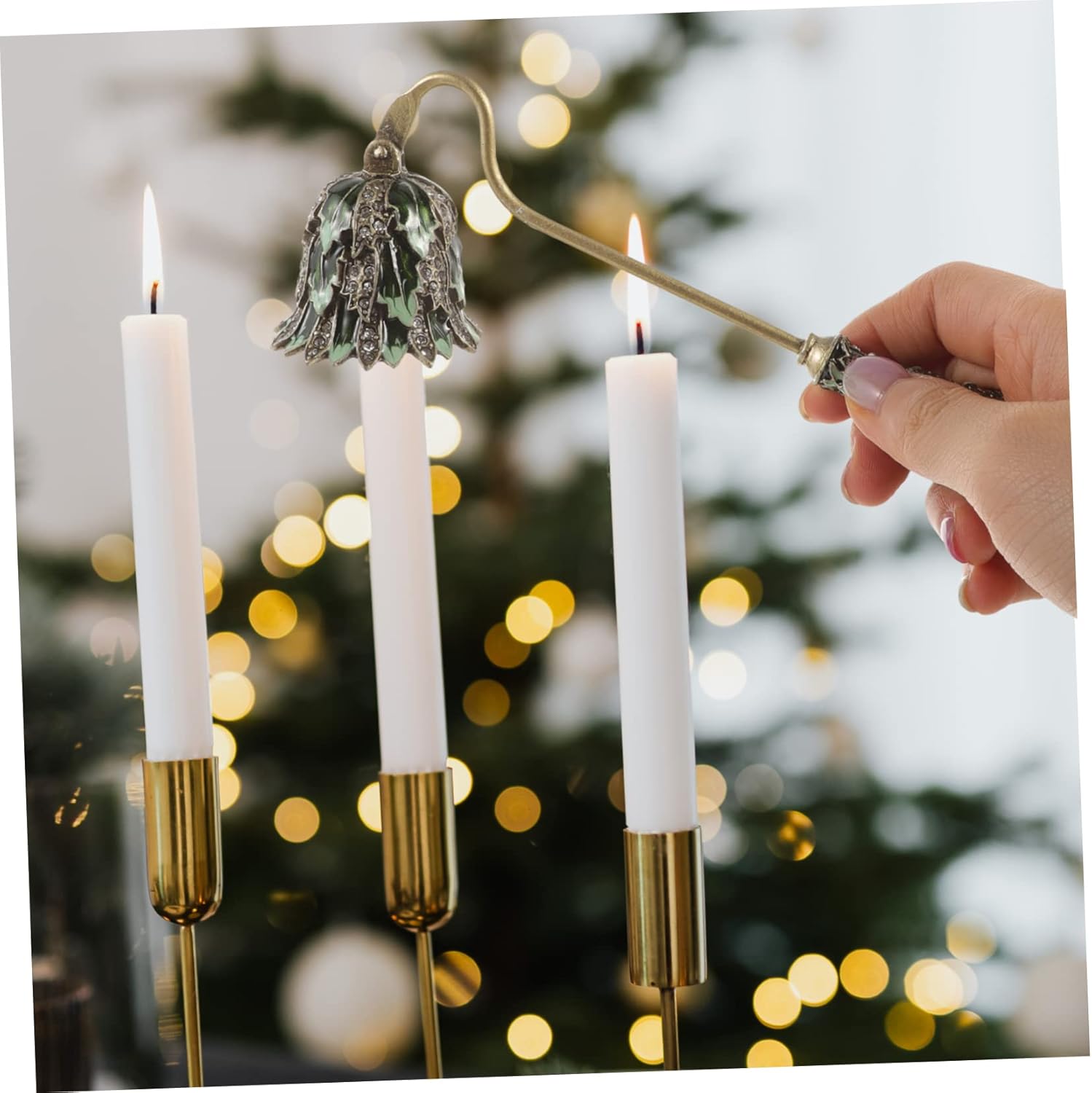 IMIKEYA 130g Metal Candle Snuffer Tool for Home Use