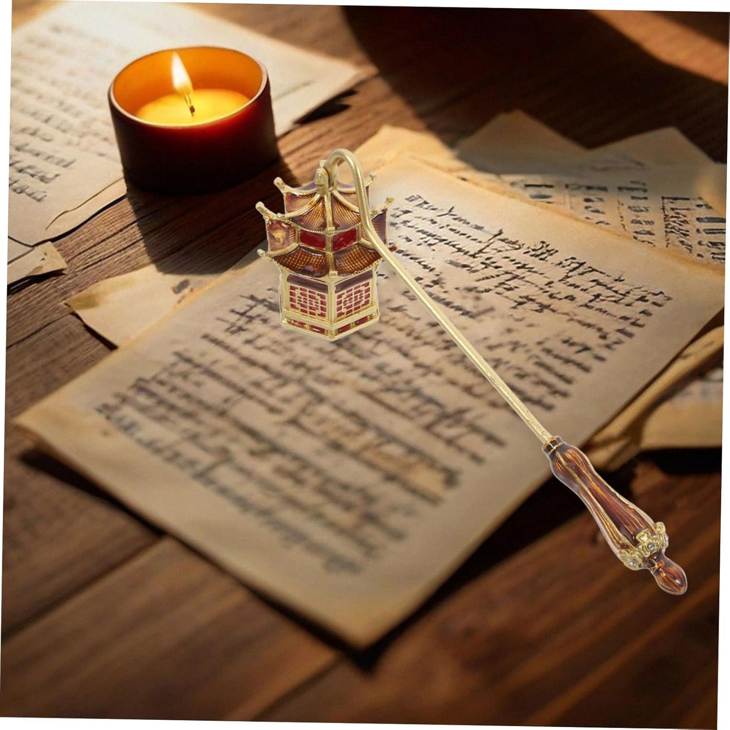 IMIKEYA Candle Snuffer Extinguisher with Handle