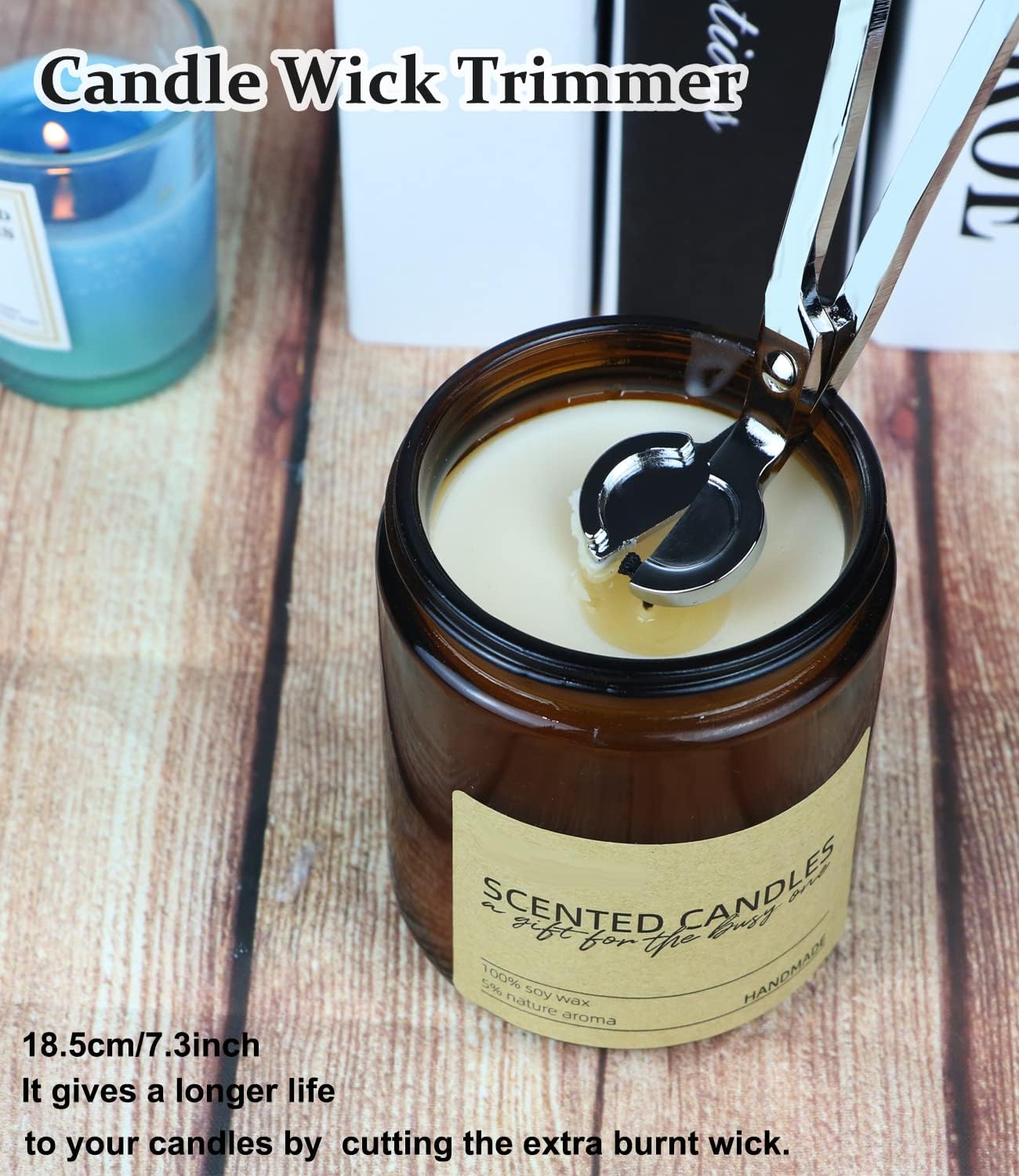 5 In 1 Candle Accessory Kit Silver Set