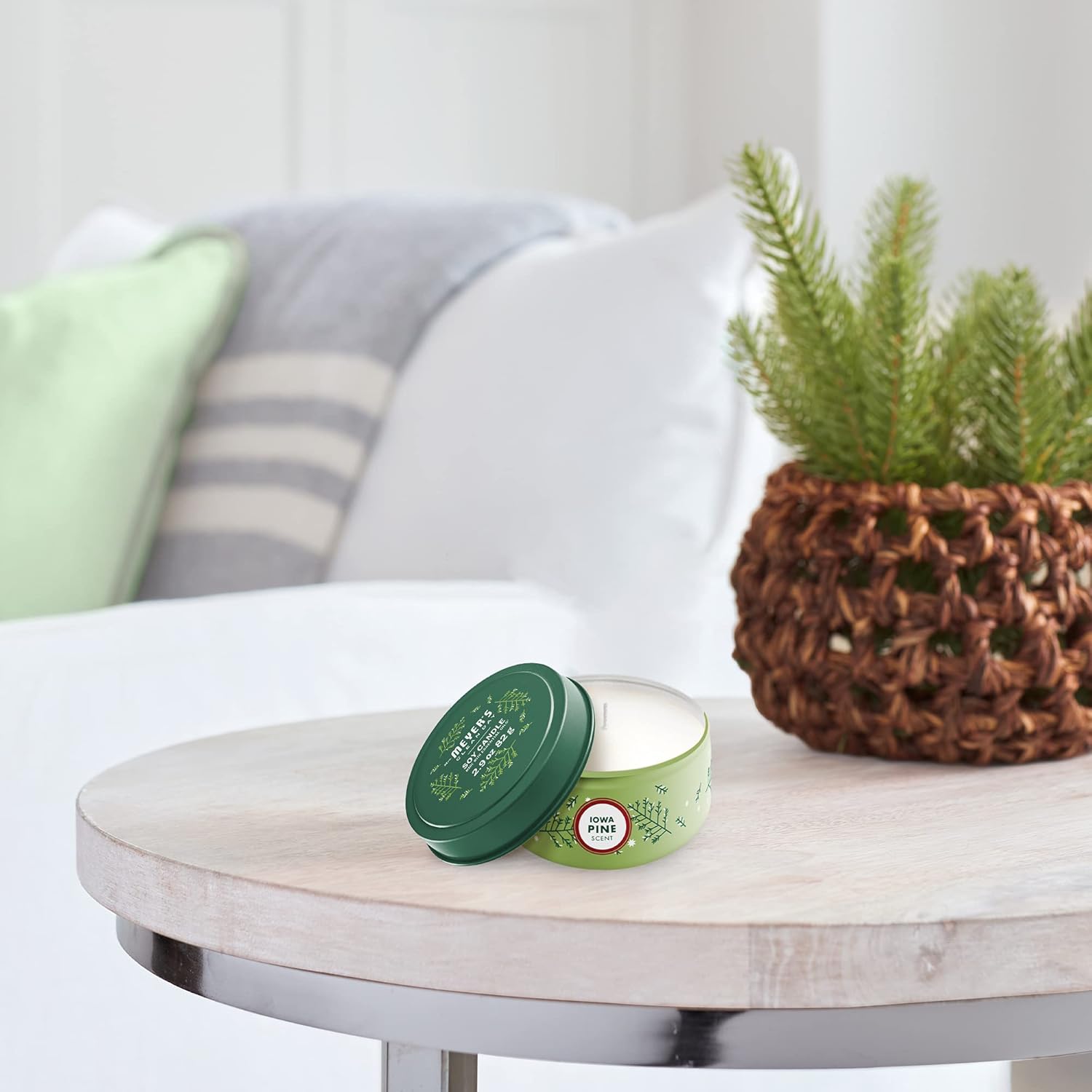 Mrs Meyers Clean Day Soy Candle with Iowa Pine Scent