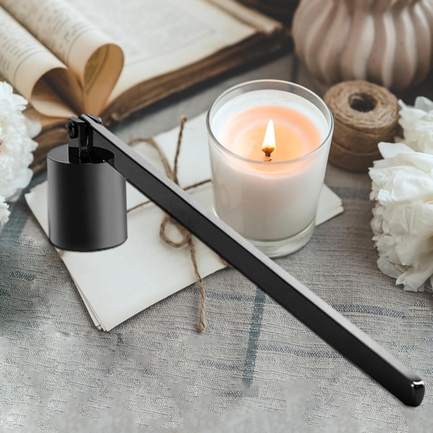 Stainless Steel Candle Snuffer with Long Handle