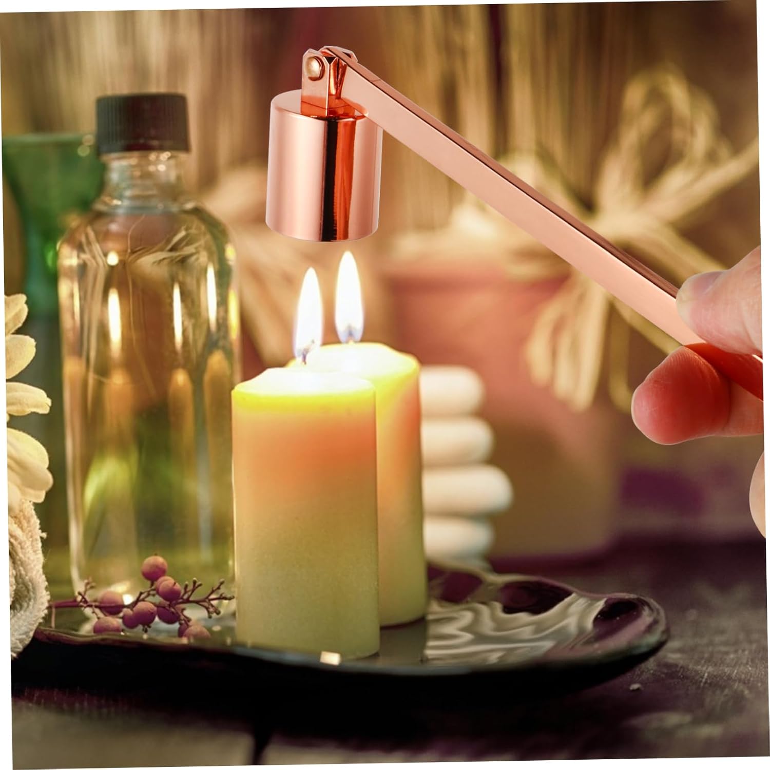 PRETYZOOM Candle Snuffer Stainless Steel Extinguisher