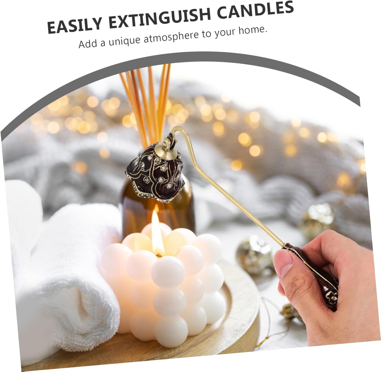 Vaguelly Candle Snuffer Tool for Home Decor and Parties