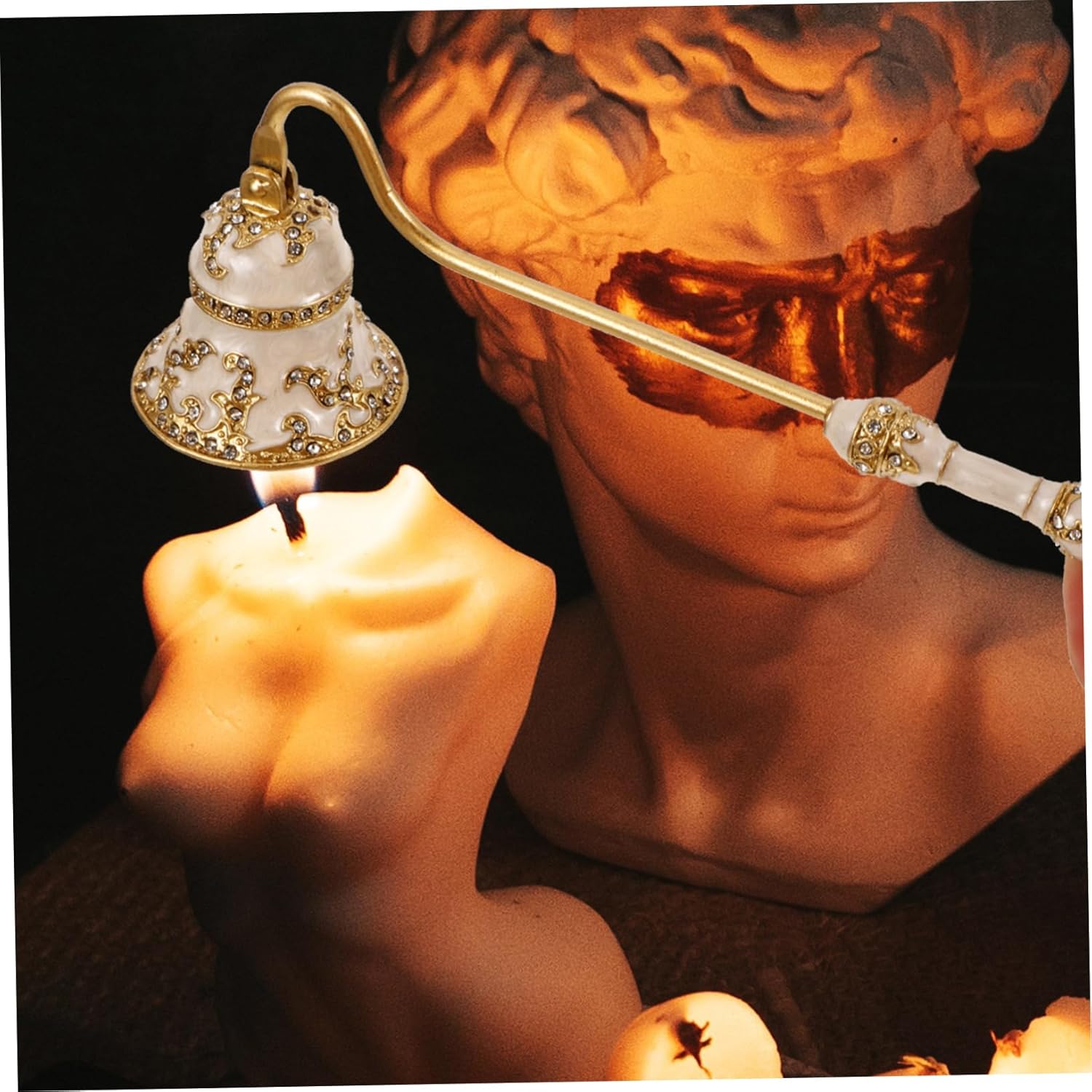 Cabilock Antique Candle Snuffer Tool for Wedding and Parties