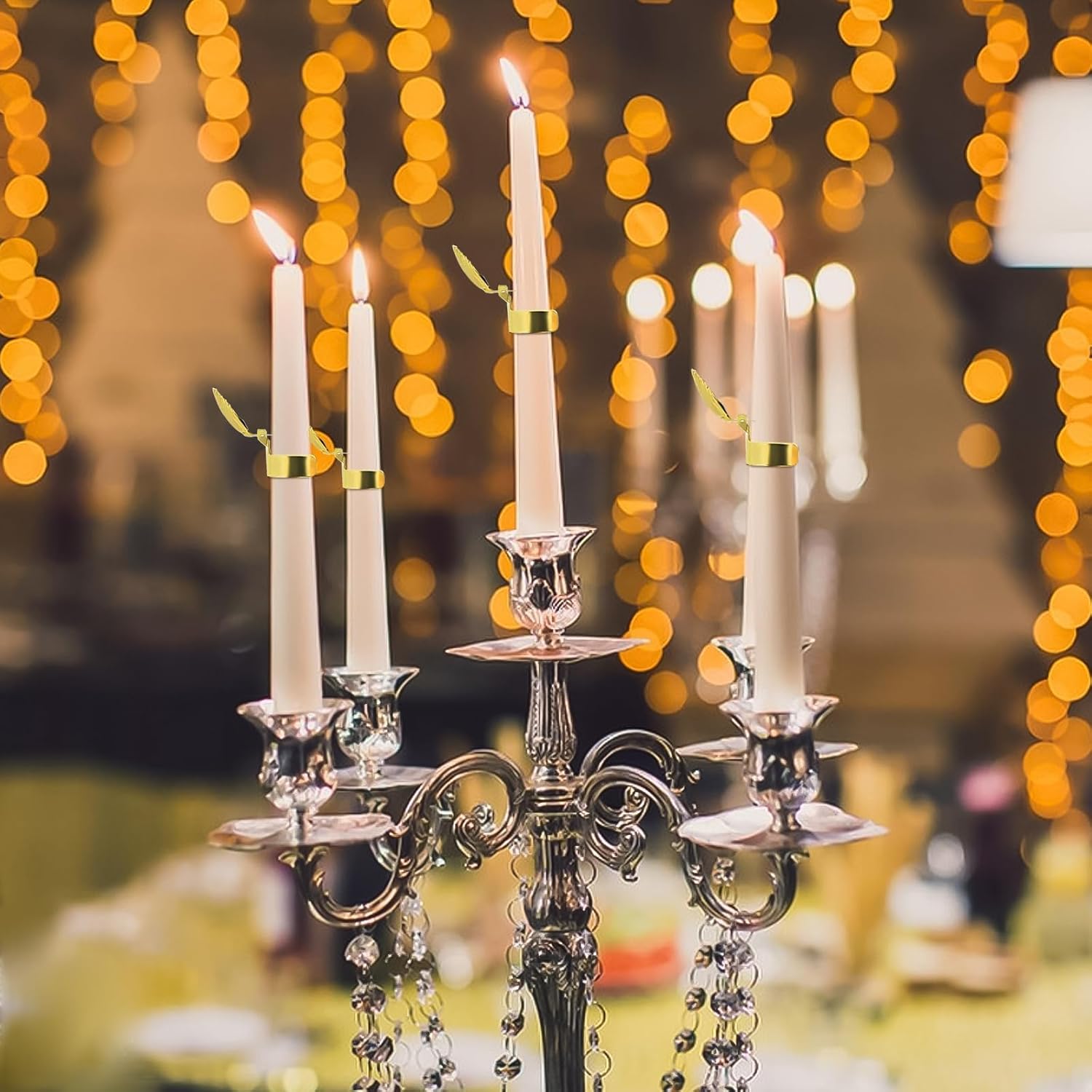 Automatic Candle Extinguisher with Gold Finish