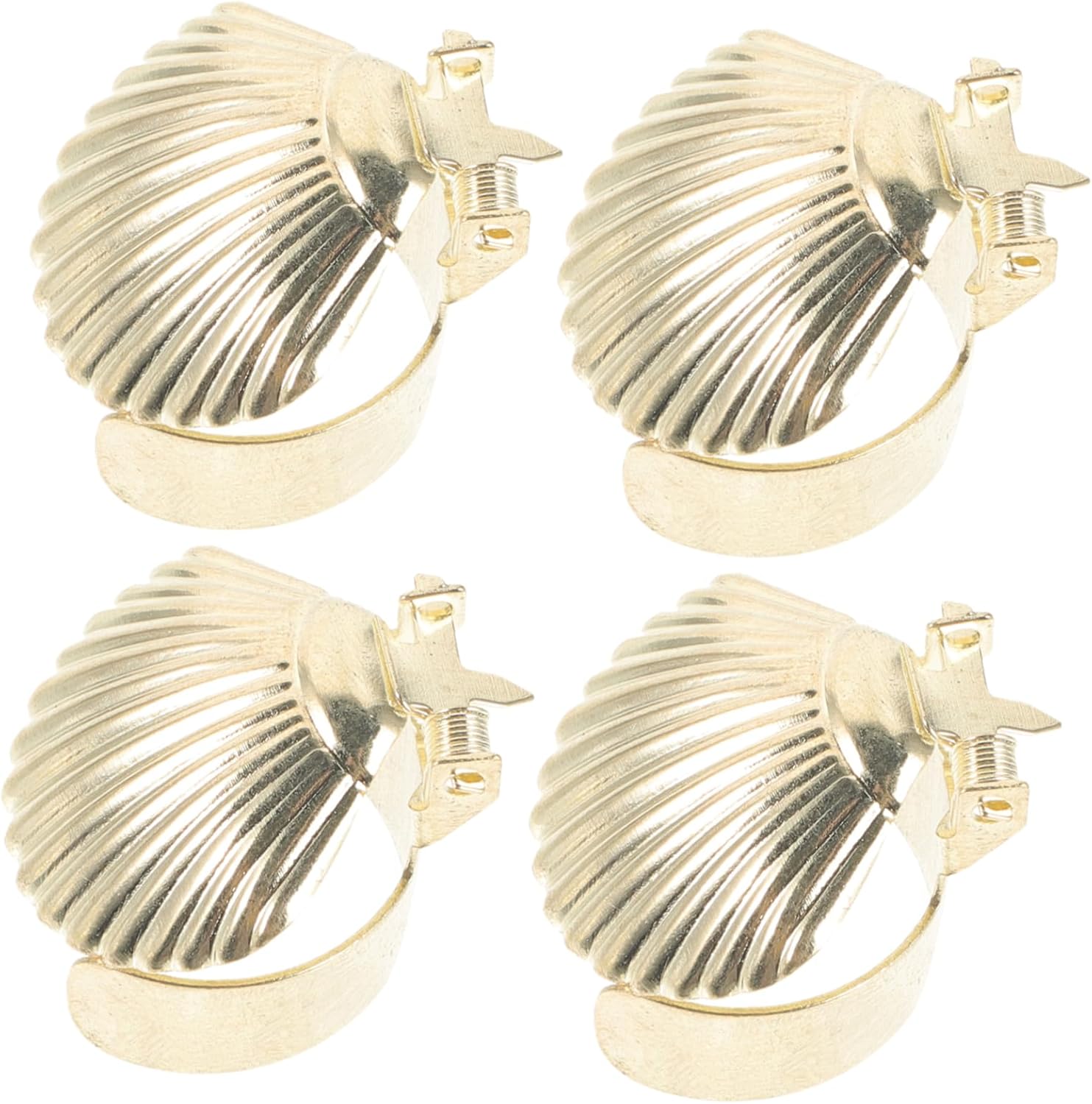 MAGICLULU 4pcs Metal Candle Snuffer Caps Automatic Wick Extinguisher