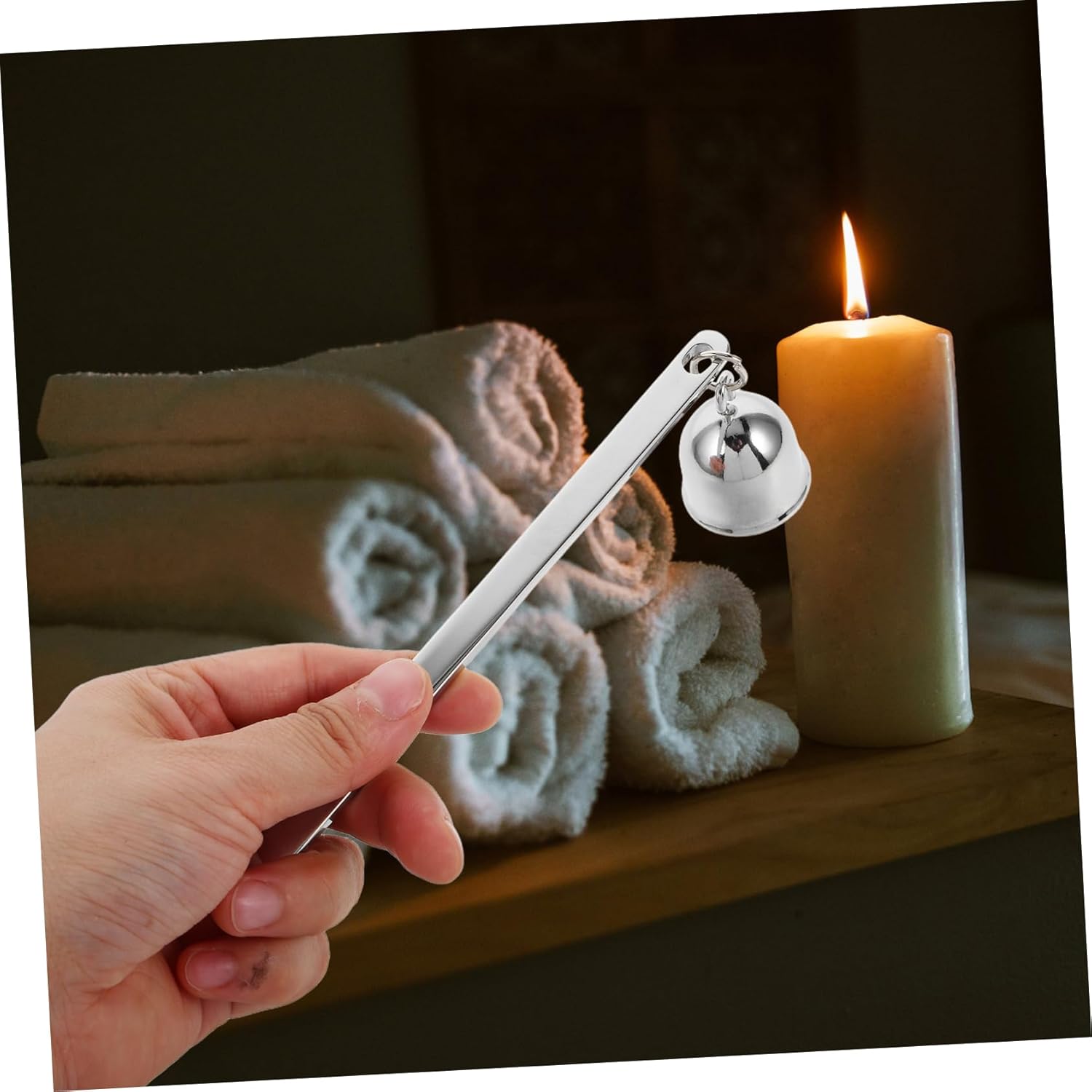VOSAREA Candle Snuffer with Handle and Wick Trimmer