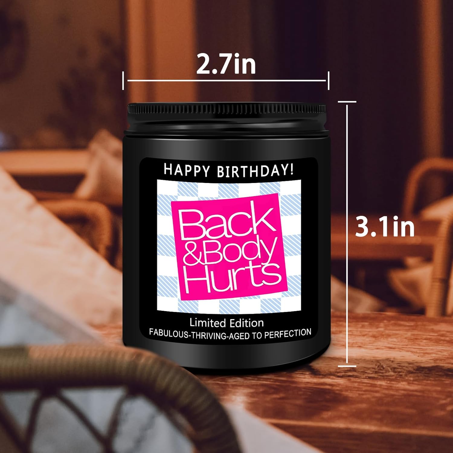 Homsolver Birthday Dad Candle Gifts for Men