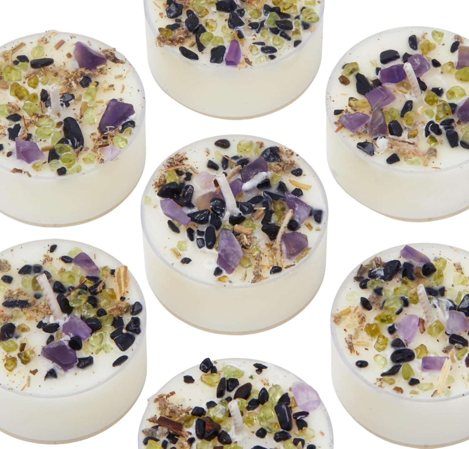 Witchs Brew Candle - Fall Scented with Herb Crystal