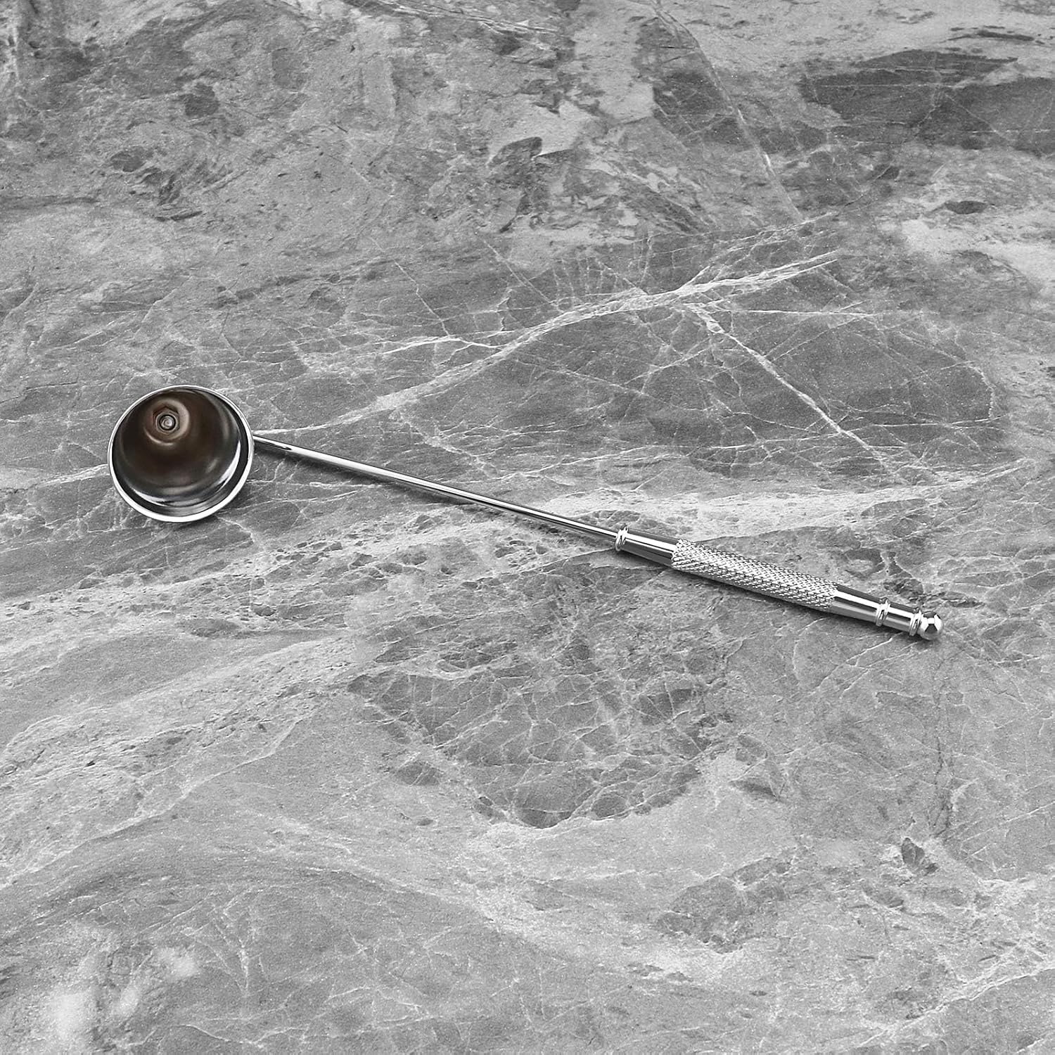 Stainless Steel Candle Snuffer Set 2pcs Silver Black