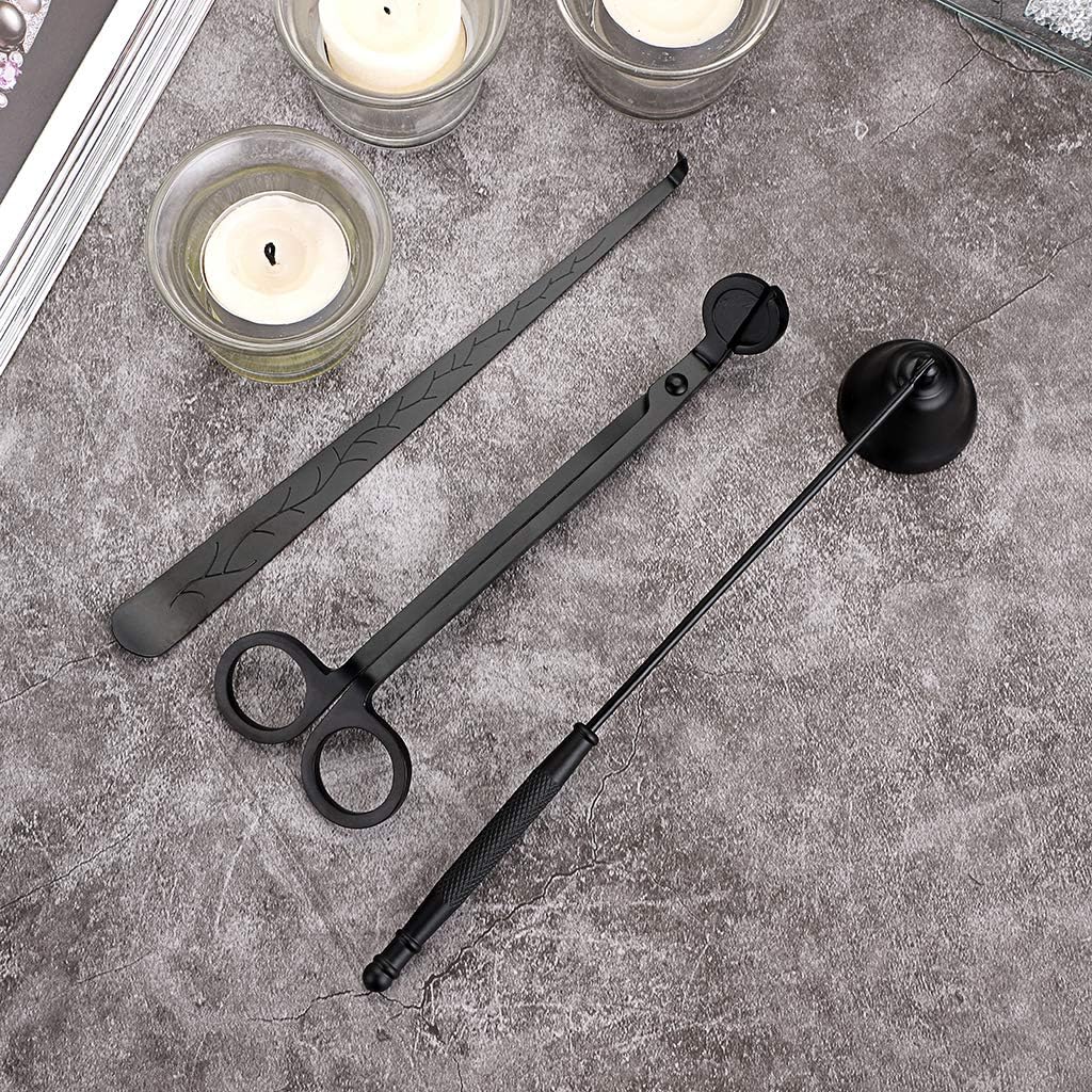 OwnMy 3 in 1 Candle Accessory Set - Black