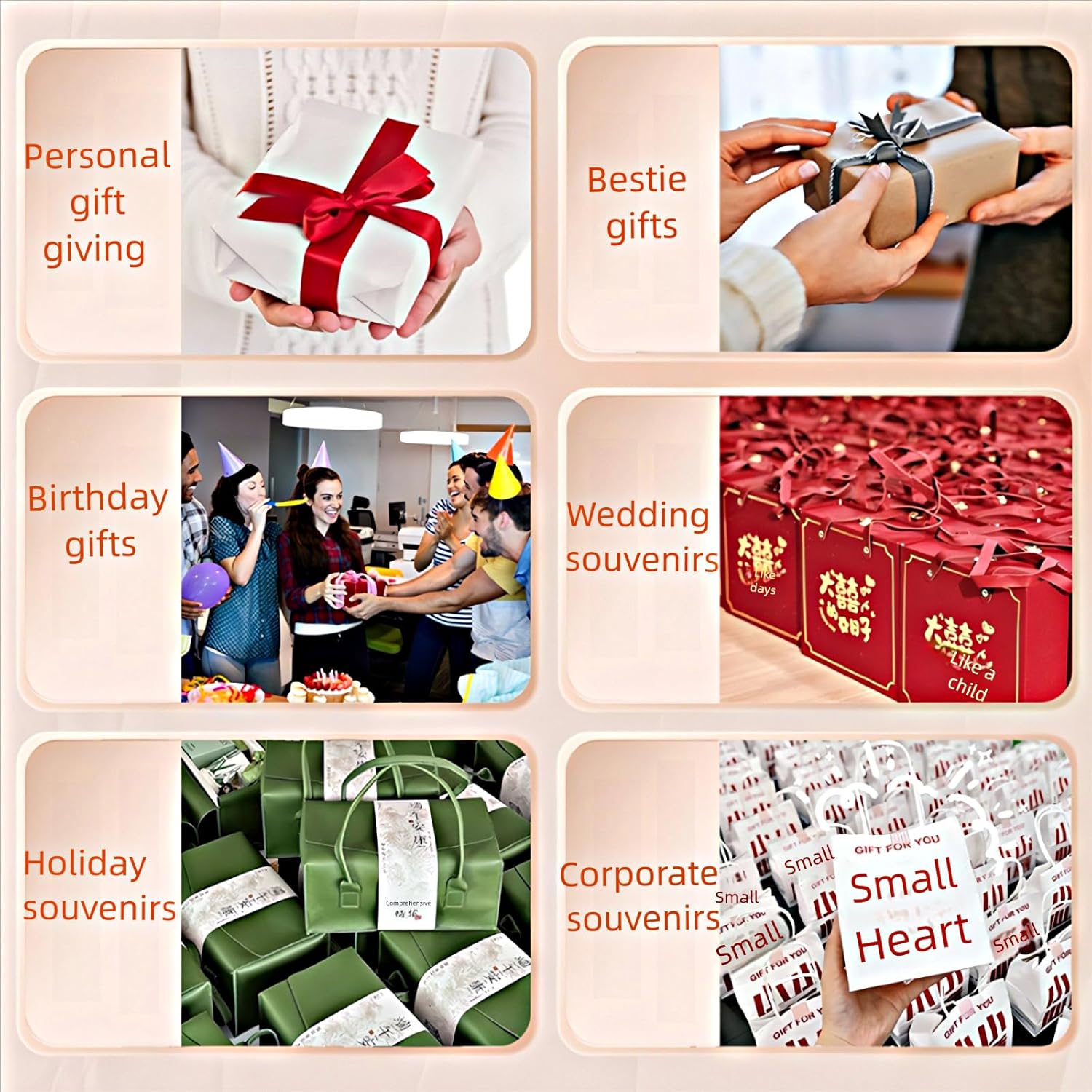ANMIOU Romantic Aroma Candle Set Gift Box 5Pack