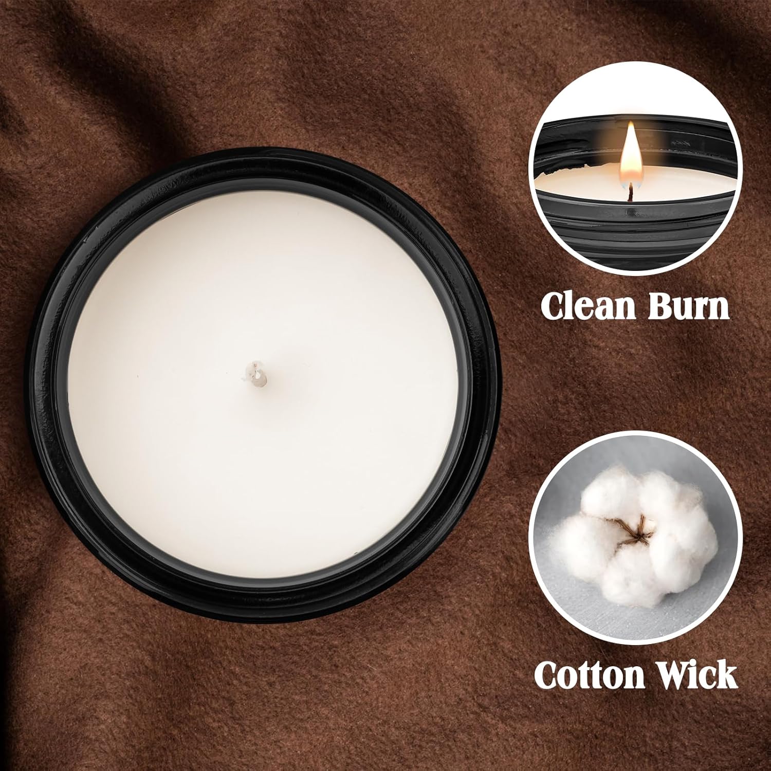 Homsolver Birthday Dad Candle Gifts for Men
