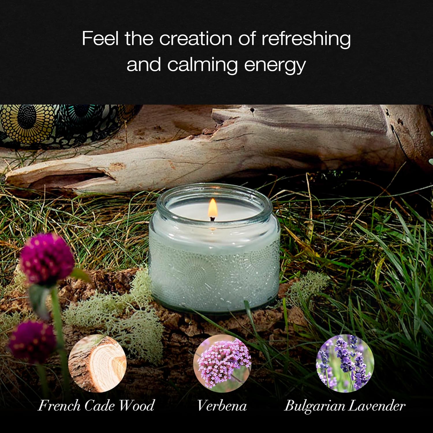 Voluspa French Cade Lavender Jar Candle 32oz 25 Hour Burn