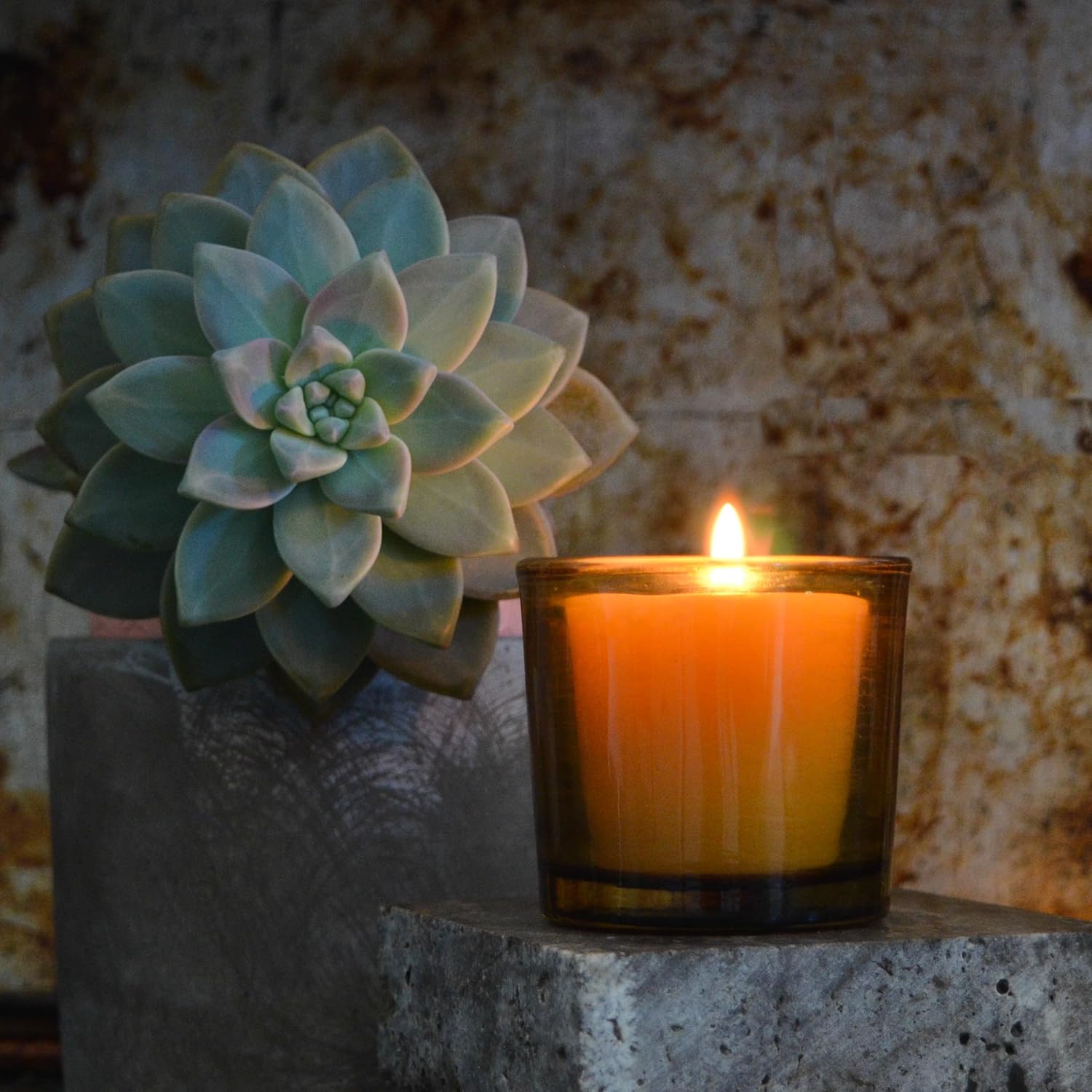 Bluecorn Pure Beeswax Votive Candles 4 Pack