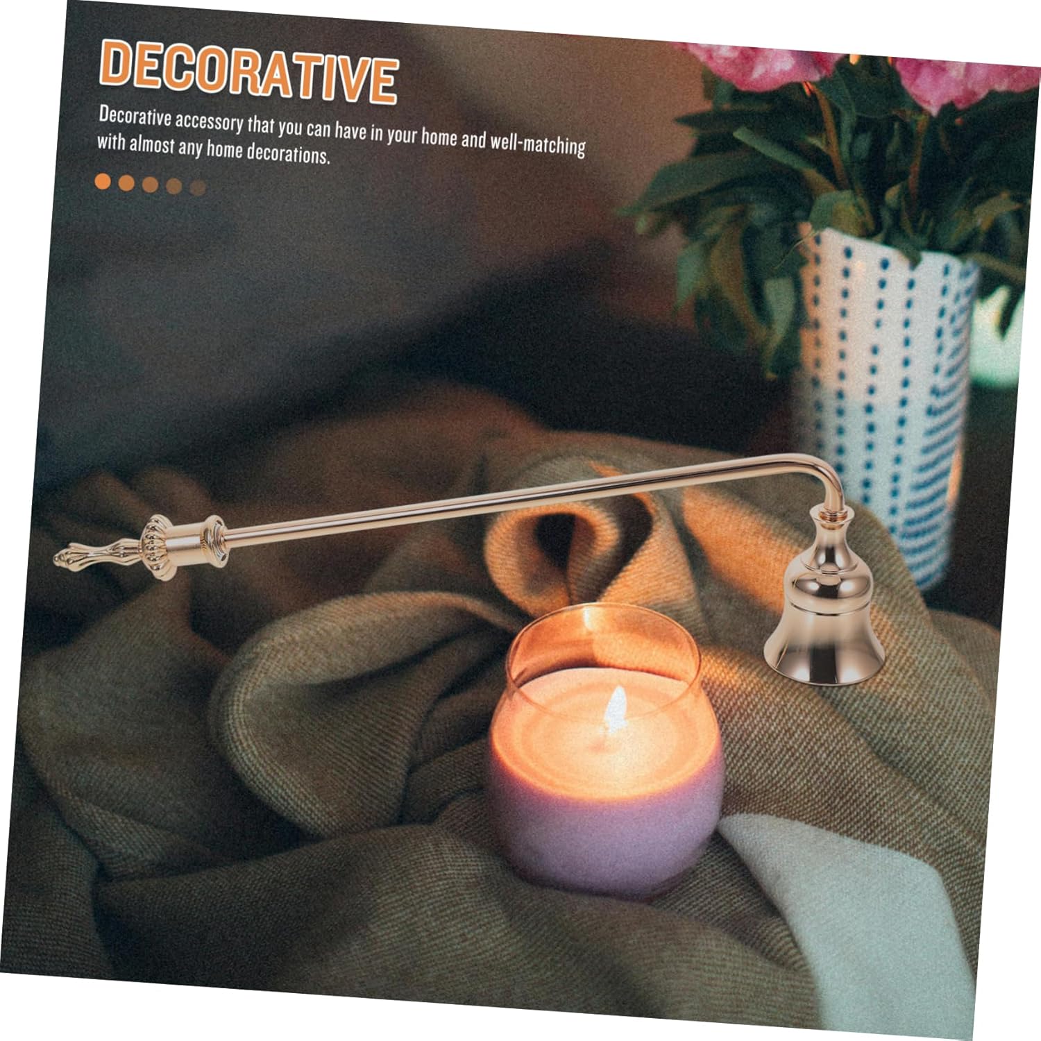 Magiclulu Candle Wick Snuffer Portable Long Handle Tool